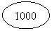 Oval: 1000