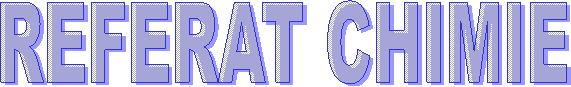 REFERAT CHIMIE