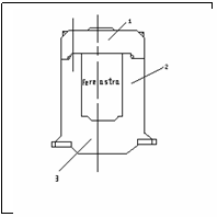 Text Box:   

fig. 2. Cadru de  tip deschis.
1.	traversa superioara
2.	stalp
3.	traversa inferioare

