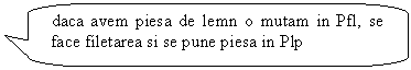 Rounded Rectangular Callout: daca avem piesa de lemn o mutam in Pfl, se face filetarea si se pune piesa in Plp

