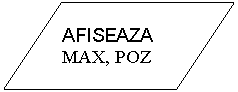 Parallelogram: AFISEAZA
MAX, POZ
