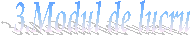  3.Modul de lucru