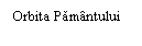 Text Box: Orbita Pamantului