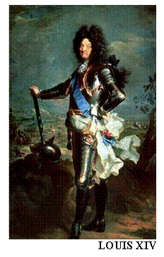 Text Box:  LOUIS XIV