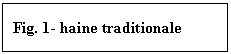 Text Box: Fig. 5- haine traditionale