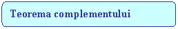 Rounded Rectangle: Teorema complementului